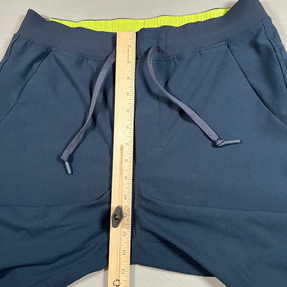 Birddogs Mens Navy Blue Athletic Jogger Pants Size L Polyester Drawstring Waist